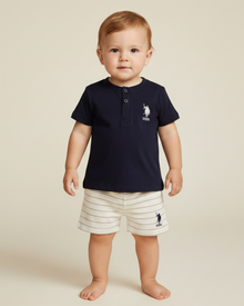 U.S POLO طقم بيبي