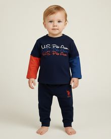 U.S POLO طقم بيبي