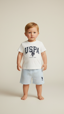 U.S POLO طقم بيبي