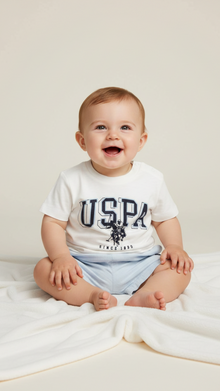 U.S POLO طقم بيبي