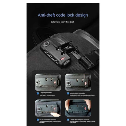 حقيبة ظهر للسفر بقفل