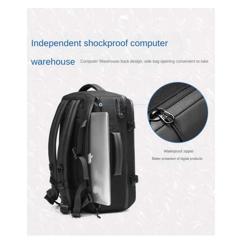 حقيبة ظهر للسفر بقفل