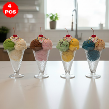 طقم كاسات  للحلوى والآيس كريم