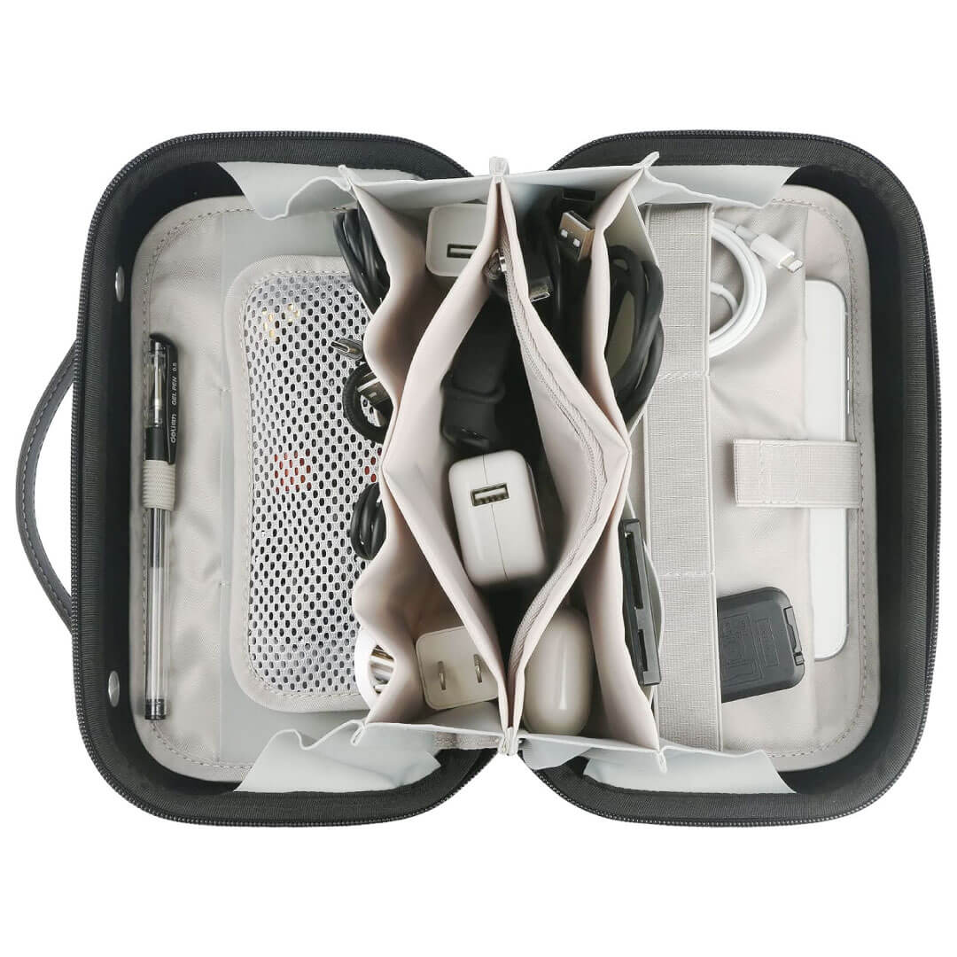 حقيبة صلبة  الكابلات وأدوات الماكياج