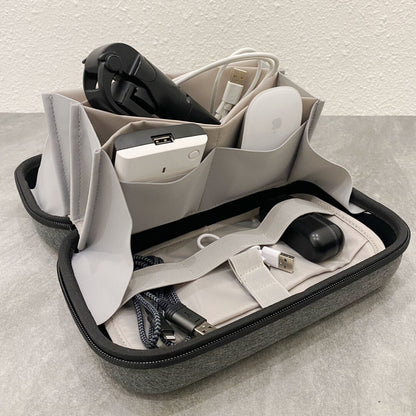 حقيبة صلبة  الكابلات وأدوات الماكياج