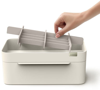 ‏منظم مستحضرات التجميل مع درج ، مرآة‏