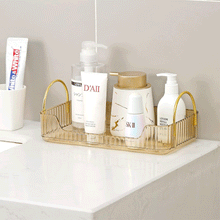 رفوف مستحضرات التجميل من الأكريليك