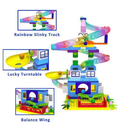 تركيب لعبة مسار كرات تفاعلية