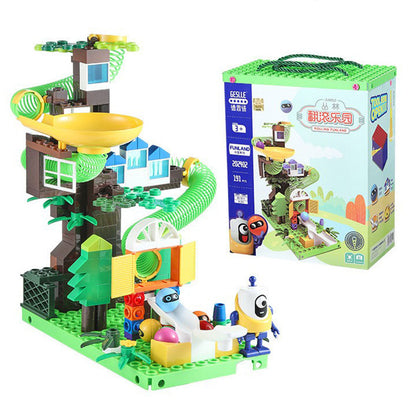 تركيب لعبة مسار كرات تفاعلية