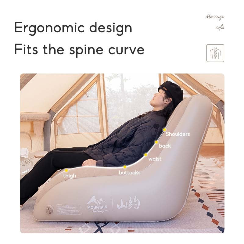 كرسي مساج كهربائي قابل للنفخ وأريكة