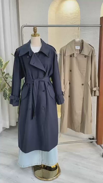 جاكيت نسائي طويل وعصري