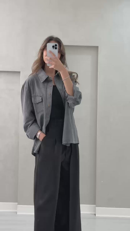 قميص جينز عملي