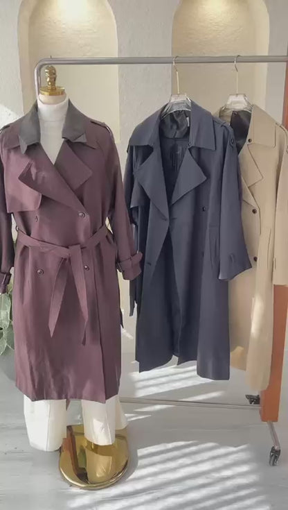 جاكيت نسائي طويل وراقي