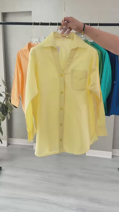 قميص نسائي باكمام طويلة