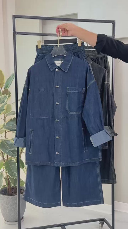 بدلة جينز نسائي