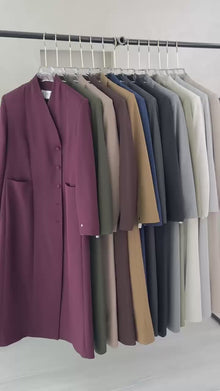 جاكيت نسائي ازرار جانبية