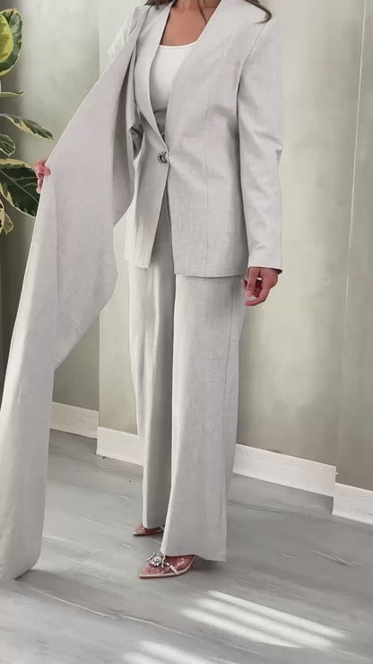 بدلة رسمي مع لحشة