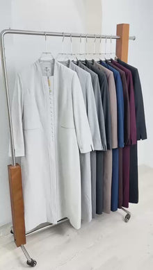 جاكيت طويل ازرار