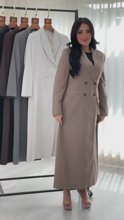 جاكيت نسائى بياقة مفتوحة