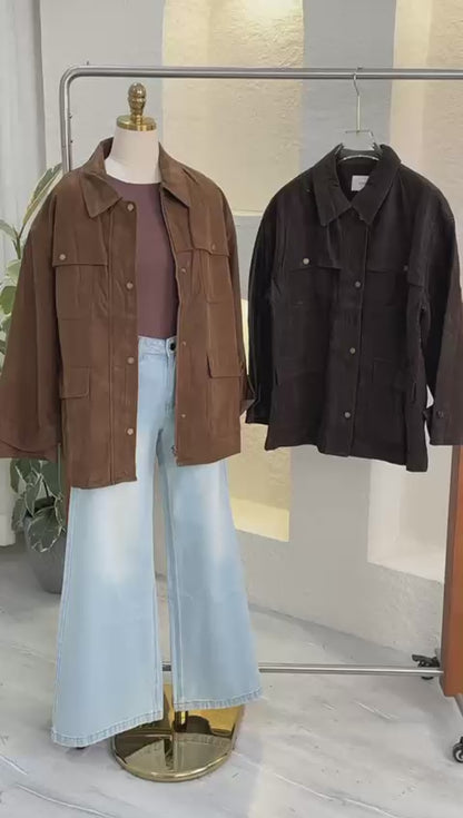 جاكيت نسائي شامواه عصري