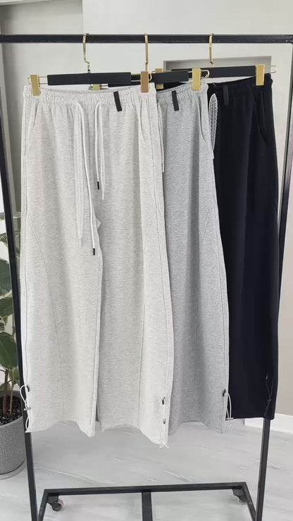 بنطلون قطن واسع