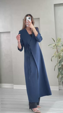 جاكيت نسائي لف طويل