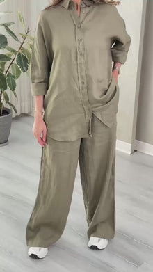 بدلة نسائي قميص وبنطال