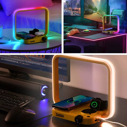 مصباح طاولة متعدد الوظائف 3 في1