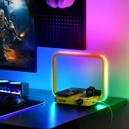 مصباح طاولة متعدد الوظائف 3 في1