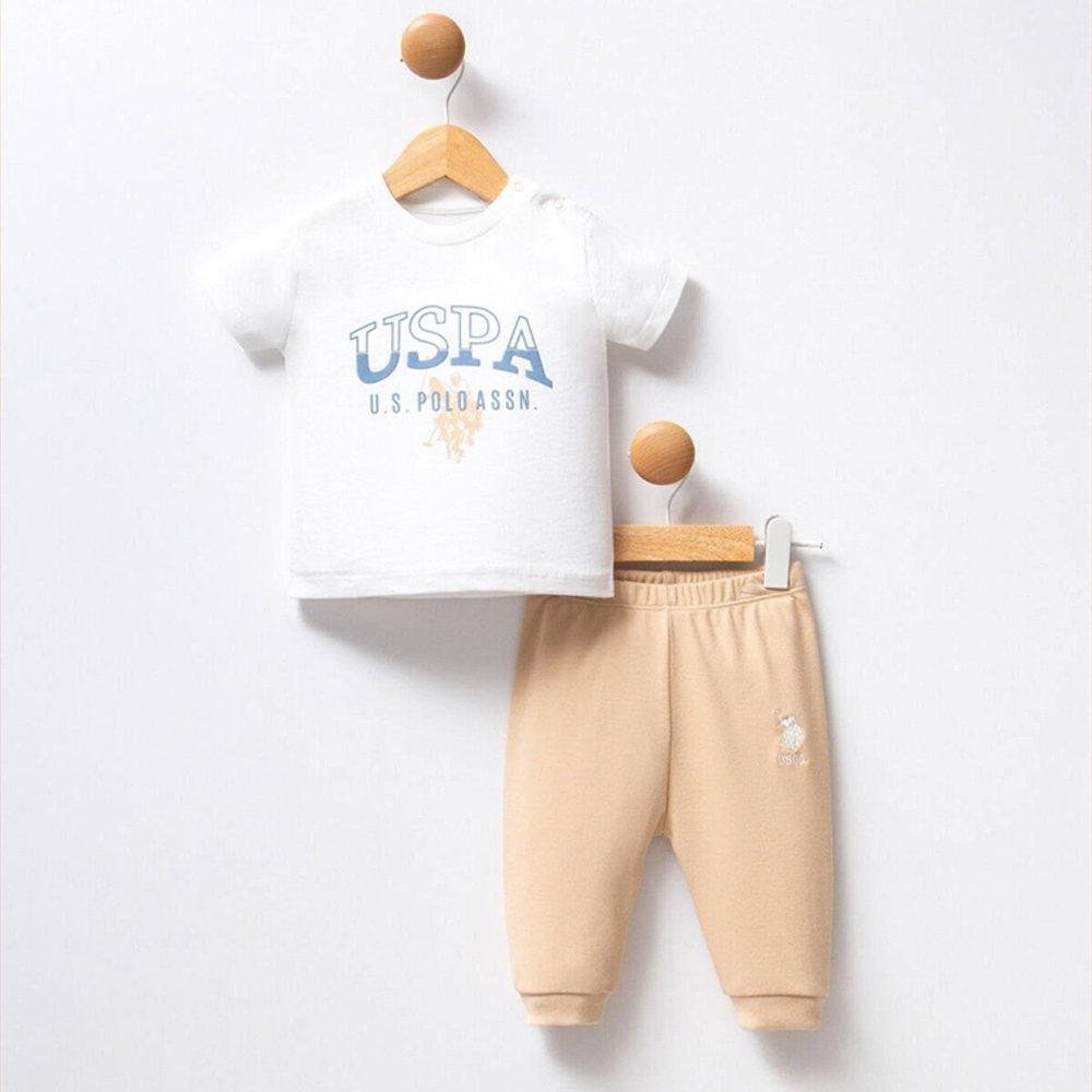 U.S POLO طقم بيبي