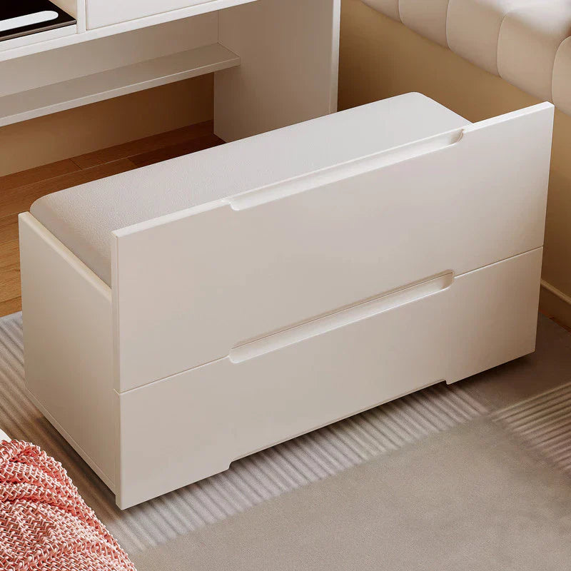 طاولة ماكياج مع مقعد ومرآة مضيئة