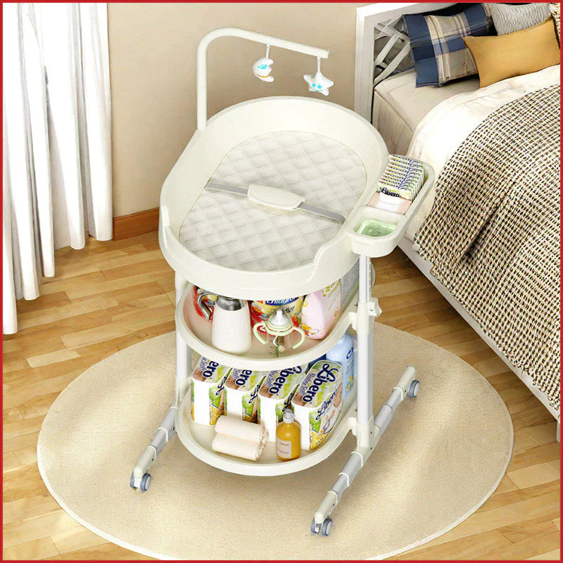 طاولة تغيير حفاضات الأطفال 2 في 1