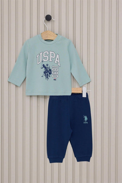 U.S POLO طقم بيبي