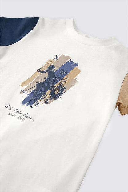 U.S POLO طقم بيبي
