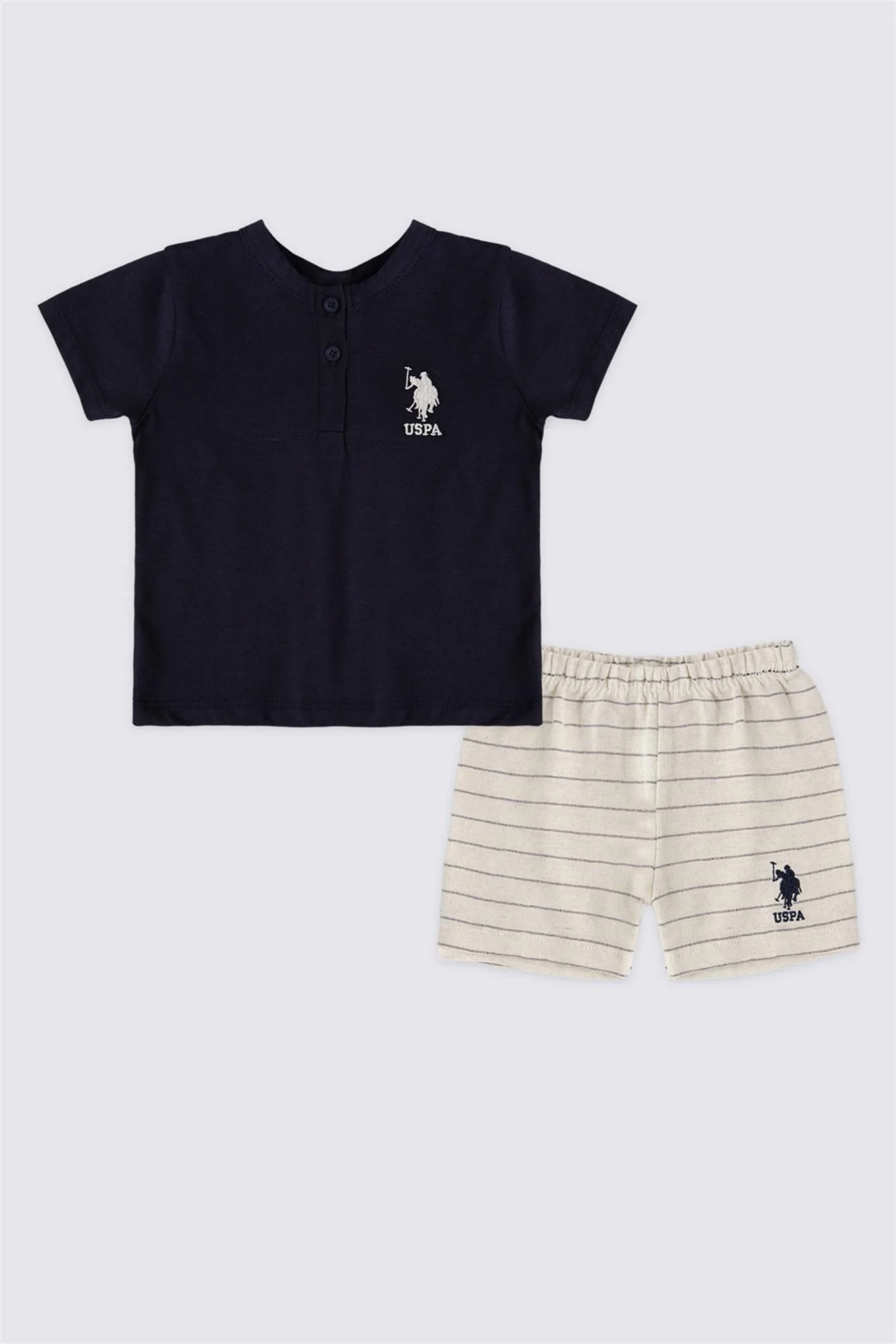 U.S POLO طقم بيبي