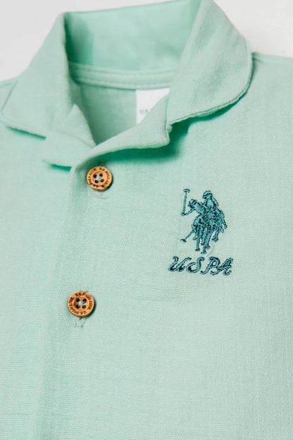 U.S POLO طقم بيبي